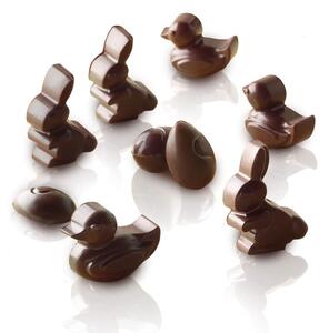 Stampo 14 cioccolatini pasquali SCG05 Easter in silicone 30X43 h 16 mm