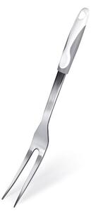 Forchettone inox manico antiscivolo grigio