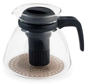 Teiera Viola in vetro borosilicato trasparente lt 1,5
