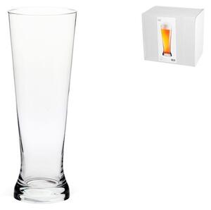 Set 6 bicchieri birra Linz in vetro trasparente cl 50