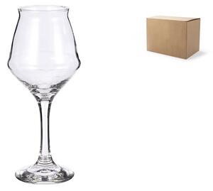 Set 6 calici birra Sommelier in vetro trasparente cl 40