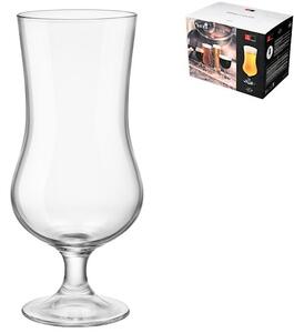 Set 6 calici birra Ale in vetro trasparente 50 cl