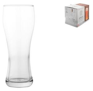 Set 6 bicchieri birra New Weizen in vetro trasparente cl 41