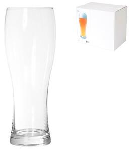 Set 6 bicchieri birra Weizen in vetro trasparente cc 500