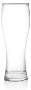 Set 6 bicchieri birra Weizen in vetro trasparente cc 500