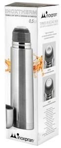 Termos Inoxtherm in acciaio inox con tappo salvagoccia lt 0,50