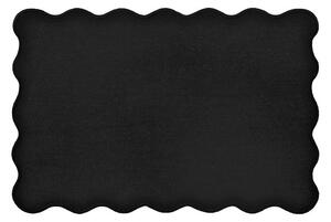 Set 4 tovagliette in cotone e lino nero cm 45x30