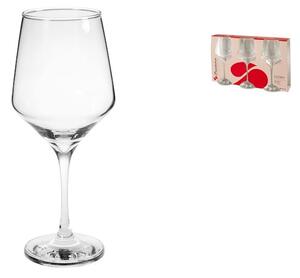 Set 3 calici vino rosso Ivory in vetro trasparente cl 49