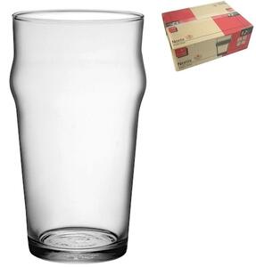 Set 12 bicchieri birra Nonix in vetro trasparente cl 58