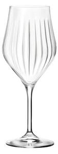 Set 6 calici vino Timeless News in vetro sonoro trasparente cl 45