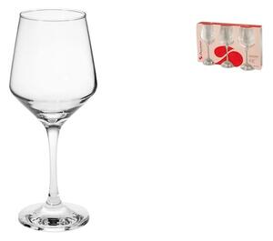 Set 3 calici vino bianco Ivory in vetro trasparente cl 33,5