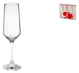 Set 3 calici flute Ivory in vetro trasparente cl 22,5