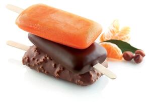 Kit stampi da 6 gelati e ghiaccioli bigusto L'Italiano in silicone mm 55x105x22h e 37x90x13,5h