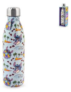 Bottiglia termica Stitch Splash Disney in acciaio inox 18/10 decorata lt 0.5