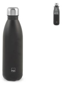 Bottiglia termica in acciaio inox 18/10 colore nero cl 0,5