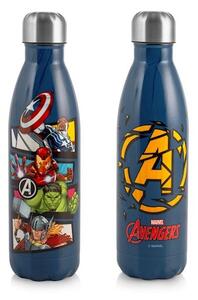 Bottiglia termica Avengers Marvel in acciaio inox 18/10 decorata lt 0.5