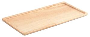 Piatto rettangolare Wood Style in legno naturale cm 12x25