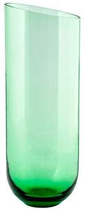Vaso Clarins cilindrico svasato verde chiaro liscio cm 37 h