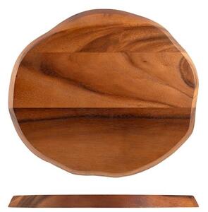 Tagliere Acacia in legno ovale sagomato cm 22x25