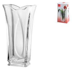 Vaso fiori Vinciana in vetro trasparente cm 23