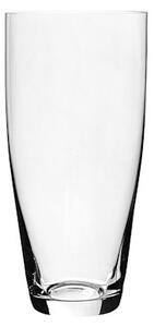 Vaso Bohemia in vetro cristallino trasparente alto 25 cm