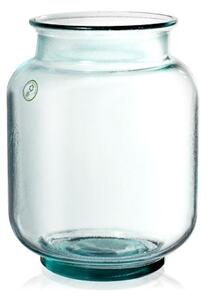 Vaso in vetro riciclato colore verde cm 25