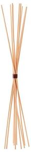 Set 10 bastoncini in legno per diffusori ambiente linea 100% Naturale cm 50