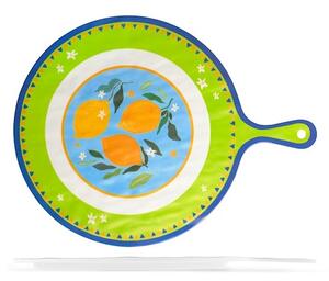 Tagliere Gipsy in melamina decorata tondo cm 31,5