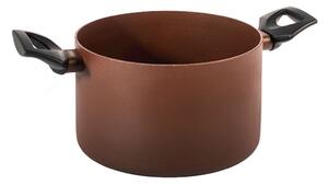 Casseruola 2 manici Ground in alluminio antiaderente pfluon colore marrone cm 22