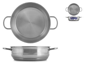 Casseruola semifonda 2 manici Officine Standard Sara in acciaio inox cm 26