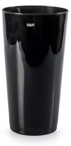 Vaso in vetro colore nero conico cm 26