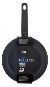 Padella Polaris in alluminio antiaderente colore grigio antracite cm 22