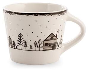 Set 18 tazze caffè Winter House in new bone china decorate cc 90
