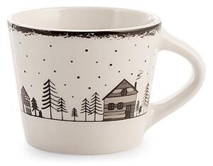 Set 12 tazze tè Winter House in new bone china decorate cc 280