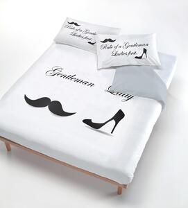 Copripiumino con Stampa sul Sacco e Federe Lady Gentleman Singolo