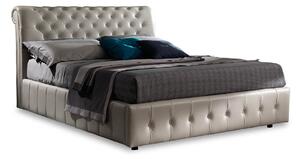 Letto Contenitore per Materasso 160cm con Rete Ortopedica a Doghe
