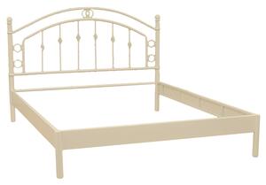 Struttura Letto Matrimoniale in Metallo 160x195cm Luxor Bianco