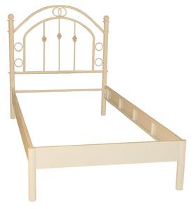 Struttura Letto Singolo in Metallo 90x195cm Luxor Bianco