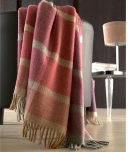 Coperta Pura Lana Singola 380gr Cober Denver Viola Melanzana