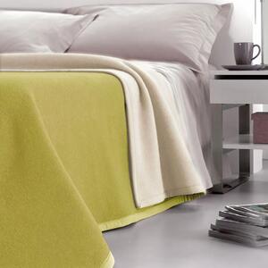 Coperta Pura Lana Singola Dobleface 450gr Cober Double Lime
