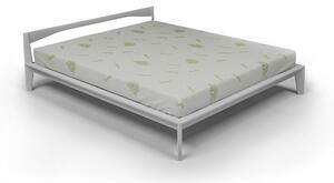 Coprimaterasso Singolo in Poliestere Aloe Vera Bianco