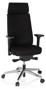 Sedia da ufficio Move-TEC PRO 3D, rivestita in tessuto nero, con altezza regolabile