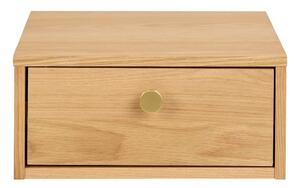 Comodino colore naturale chiaro con effetto rovere Monfort – Actona