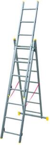 Scala trasformabile 3 rampe 7+7+7 pioli H 202-426 cm C Line Easy Three