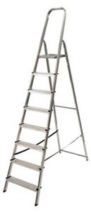 Scala domestica in alluminio 8 gradini C Line Easy-Dom 100 kg