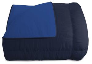 Trapunta Invernale 1 Piazza e Mezzo Doubleface 300gr Blu Scuro/Blu Royal
