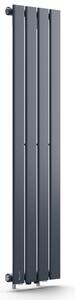Radiatore a design, piatti, da 733 W, verticali, con termostato