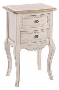 Comodino 2 Cassetti Clarisse in Legno