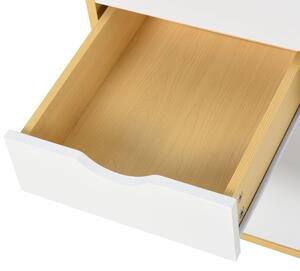 Cassettiera per Ufficio 35x40x65,5 cm con Ruote 3 Cassetti