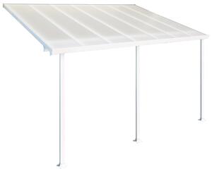 Pergola da Giardino in Alluminio 3x4,25m Onduline Emilia Bianco/Bianco
